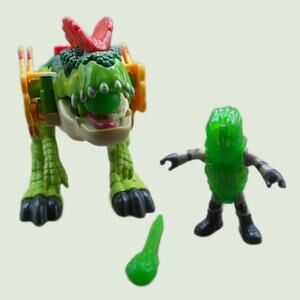 Imaginext Jurassic World 2018 Dilophosaurus w/Agent Figure & Venom Projectiles
